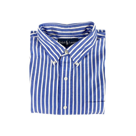 Ralph Lauren Blue Label Other - Ralph Lauren Oxford Shirt Custom Fit  Striped Blue